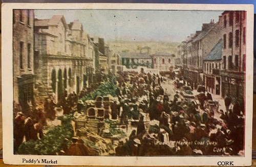 Irish postcard paddy market - postcard, paddy's