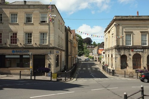 Photo 6x4 cork street frome - street,,