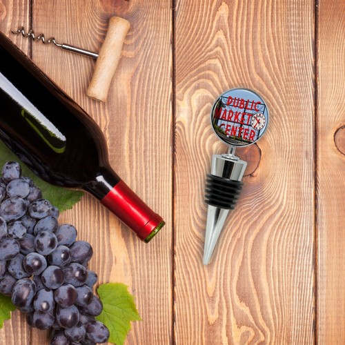Pike place market wine bottle - pike,